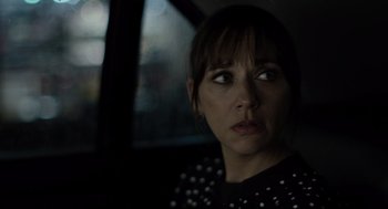 Movie still from “On the Rocks” (2020), directed by Sofia Coppola – A person in a car; Close Up shot, Over the shoulder angle