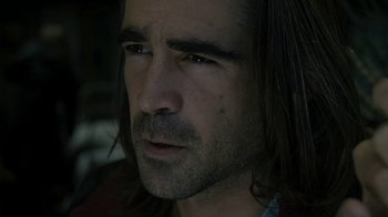 Movie still from “Ondine” (2009), directed by Neil Jordan – A person with long hair; Close Up shot, Over the shoulder angle