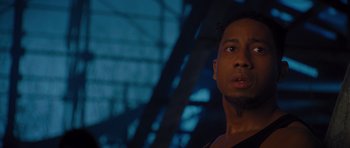 Movie still from “Percy Jackson: Sea of Monsters” (2013), directed by Thor Freudenthal – A person looking up at the sky; Close Up shot, Low angle