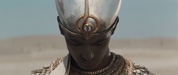 A person wearing a helmet