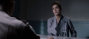 Movie still from “13 Reasons Why” (2017), created by Brian Yorkey – Close Up shot, Over the shoulder angle