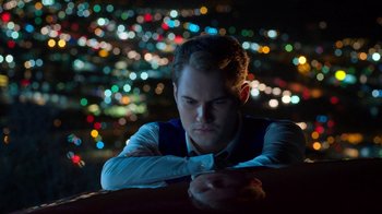 Movie still from “13 Reasons Why” (2017), created by Brian Yorkey – Medium shot, Over the shoulder angle