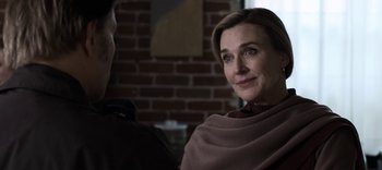 Movie still from “13 Reasons Why” (2017), created by Brian Yorkey – Close Up shot, Over the shoulder angle