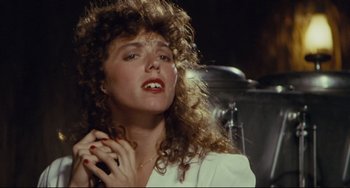 Movie still from “Porky's” (1981), directed by Bob Clark – A person with curly hair; Close Up shot, Low angle