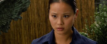 Movie still from “Premium Rush” (2012), directed by David Koepp – A person wearing a blue shirt; Close Up shot, Over the shoulder angle