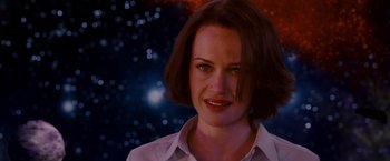 Movie still from “Race to Witch Mountain” (2009), directed by Andy Fickman – A person with short hair; Close Up shot, Over the shoulder angle