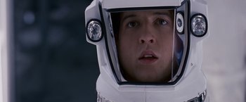 Movie still from “Race to Witch Mountain” (2009), directed by Andy Fickman – A person wearing a helmet; Close Up shot, Overhead angle