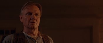 Movie still from “Rosewood” (1997), directed by John Singleton – An old man with a beard and a mustache; Close Up shot, Low angle