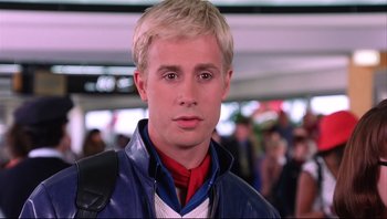 Movie still from “Scooby-Doo” (2002), directed by Raja Gosnell – A person wearing a jacket; Close Up shot, Low angle