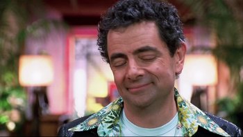 Movie still from “Scooby-Doo” (2002), directed by Raja Gosnell – A person with his eyes closed; Close Up shot, Low angle