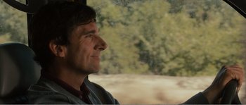 Movie still from “Seeking a Friend for the End of the World” (2012), directed by Lorene Scafaria – A person looking out of a window; Close Up shot, Low angle