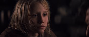 Movie still from “Seraphim Falls” (2006), directed by David Von Ancken – A person with long blonde hair; Close Up shot, Low angle