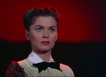 Movie still from “She Wore a Yellow Ribbon” (1949), directed by John Ford – A person wearing a bow tie; Close Up shot, Low angle