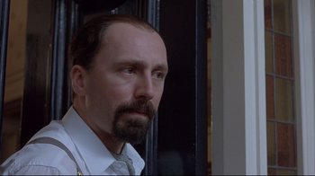 Movie still from “Shine” (1996), directed by Scott Hicks – A person with a beard; Close Up shot, Low angle