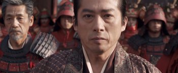 Movie still from “47 Ronin” (2013), directed by Carl Rinsch – Close Up shot, Low angle