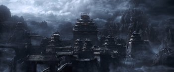 Movie still from “47 Ronin” (2013), directed by Carl Rinsch – Extreme Wide shot, Low angle