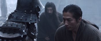 Movie still from “47 Ronin” (2013), directed by Carl Rinsch – Close Up shot, Over the shoulder angle