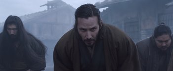 Movie still from “47 Ronin” (2013), directed by Carl Rinsch – Close Up shot, Low angle