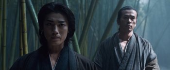 Movie still from “47 Ronin” (2013), directed by Carl Rinsch – Close Up shot, Low angle