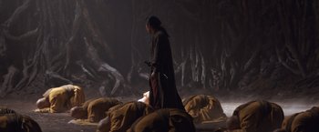 Movie still from “47 Ronin” (2013), directed by Carl Rinsch – Wide shot, High angle
