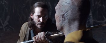 Movie still from “47 Ronin” (2013), directed by Carl Rinsch – Close Up shot, Over the shoulder angle