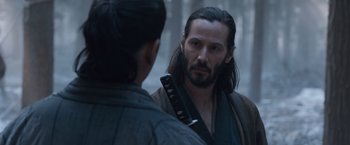 Movie still from “47 Ronin” (2013), directed by Carl Rinsch – Close Up shot, Over the shoulder angle