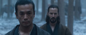 Movie still from “47 Ronin” (2013), directed by Carl Rinsch – Close Up shot, Over the shoulder angle