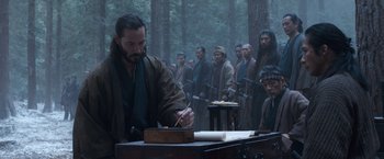 Movie still from “47 Ronin” (2013), directed by Carl Rinsch – Medium shot, Low angle