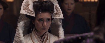 Movie still from “47 Ronin” (2013), directed by Carl Rinsch – Close Up shot, Over the shoulder angle