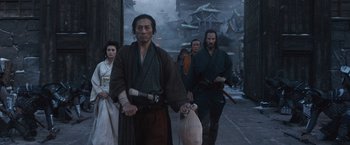 Movie still from “47 Ronin” (2013), directed by Carl Rinsch – Medium shot, Low angle