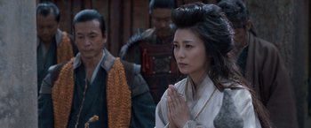 Movie still from “47 Ronin” (2013), directed by Carl Rinsch – Close Up shot, Over the shoulder angle