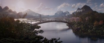 Movie still from “47 Ronin” (2013), directed by Carl Rinsch – Extreme Wide shot, High angle