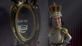 Movie still from “Shrek” (2001), directed by Vicky Jenson – Close Up shot, Over the shoulder angle