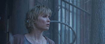 Movie still from “Silent Hill” (2006), directed by Christophe Gans – A person wearing a necklace; Close Up shot, Low angle