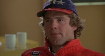 Movie still from “Silent Running” (1972), directed by Douglas Trumbull – A person wearing a hat; Close Up shot, Low angle