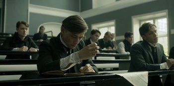 Movie still from “A Fortunate Man” (2018), directed by Bille August – Medium shot, High angle