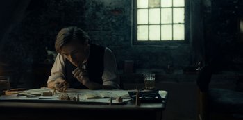 Movie still from “A Fortunate Man” (2018), directed by Bille August – Medium shot, Low angle