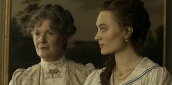 Movie still from “A Fortunate Man” (2018), directed by Bille August – Close Up shot, Over the shoulder angle