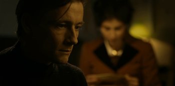 Movie still from “A Fortunate Man” (2018), directed by Bille August – Close Up shot, Over the shoulder angle