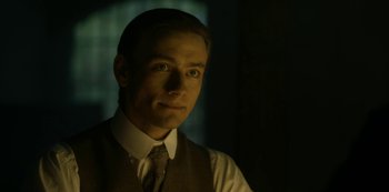 Movie still from “A Fortunate Man” (2018), directed by Bille August – Close Up shot, Over the shoulder angle