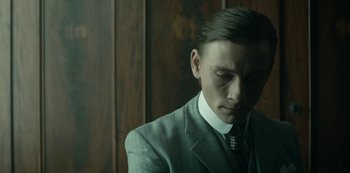 Movie still from “A Fortunate Man” (2018), directed by Bille August – Close Up shot, Low angle