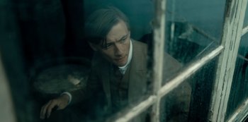 Movie still from “A Fortunate Man” (2018), directed by Bille August – Close Up shot, Over the shoulder angle