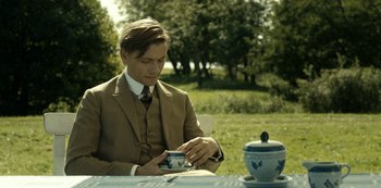 Movie still from “A Fortunate Man” (2018), directed by Bille August – Medium shot, Low angle