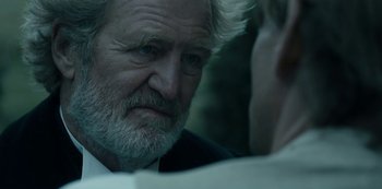 Movie still from “A Fortunate Man” (2018), directed by Bille August – Close Up shot, Over the shoulder angle