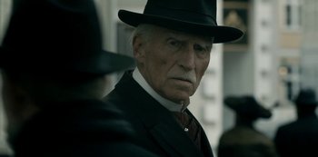 Movie still from “A Fortunate Man” (2018), directed by Bille August – Close Up shot, Low angle