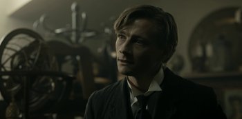 Movie still from “A Fortunate Man” (2018), directed by Bille August – Close Up shot, Over the shoulder angle