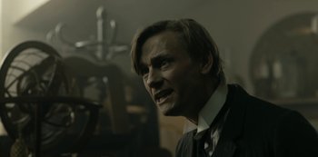 Movie still from “A Fortunate Man” (2018), directed by Bille August – Close Up shot, Over the shoulder angle