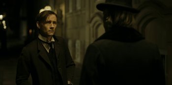 Movie still from “A Fortunate Man” (2018), directed by Bille August – Medium shot, Over the shoulder angle