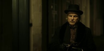 Movie still from “A Fortunate Man” (2018), directed by Bille August – Close Up shot, Low angle