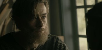 Movie still from “A Fortunate Man” (2018), directed by Bille August – Close Up shot, Over the shoulder angle